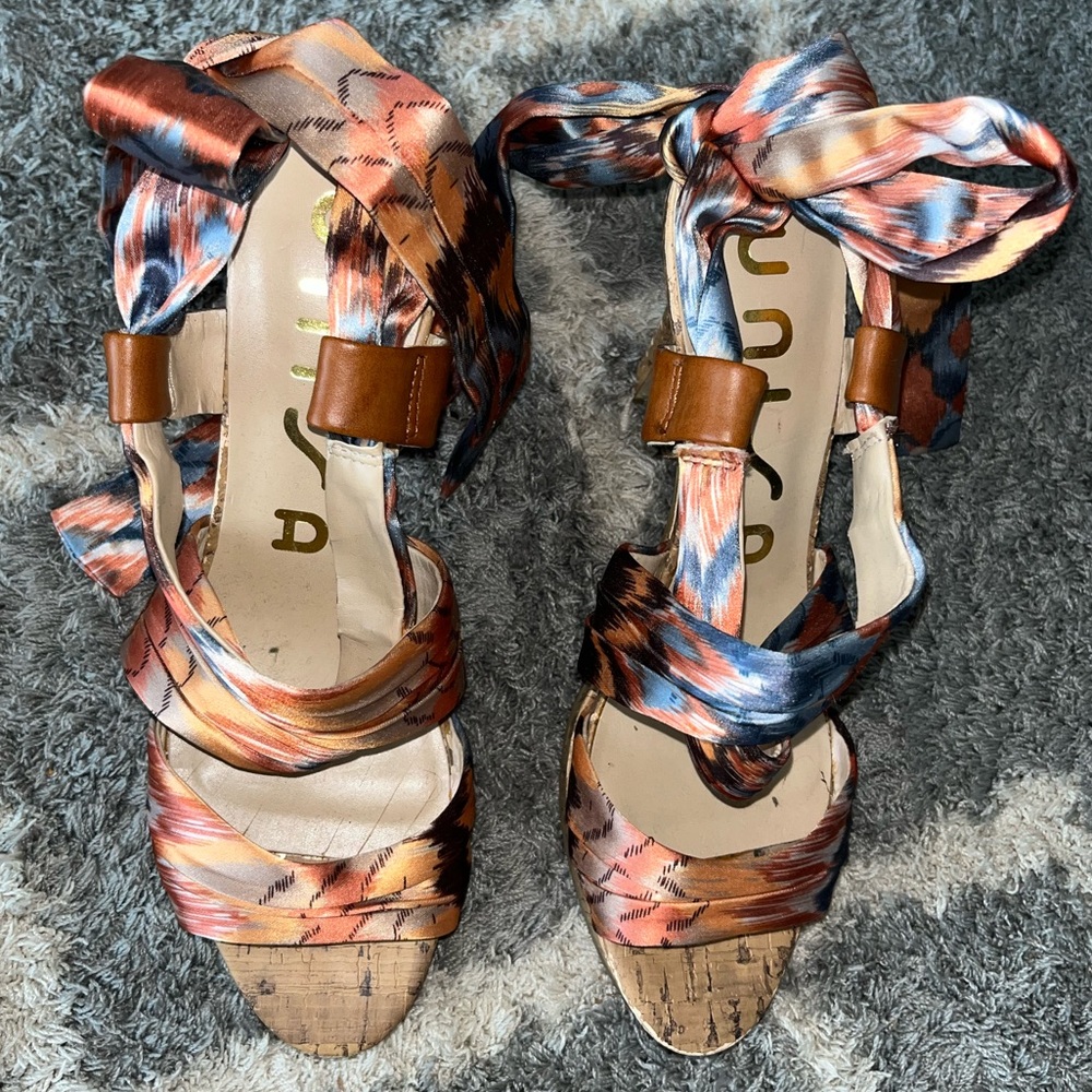 UNISA Women/Girls Cute Summer Lace up Heels